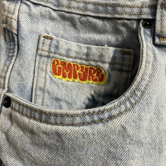 Empyre Relax Fit High Rise Denim Jeans Size 28 Blue Skateboarding Grunge Skate - Picture 6 of 9